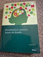 Jeanine Evers - Kwalitatieve analyse, Ophalen of Verzenden, Gelezen, Jeanine Evers