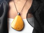Antieke 100% natuurlijke ei dooier kleur Baltische barnsteen, Verzenden, Overige materialen, Hanger