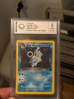 Dark Blastoise first edition holo team rocket 1999, Ophalen of Verzenden, Zo goed als nieuw, Losse kaart, Foil