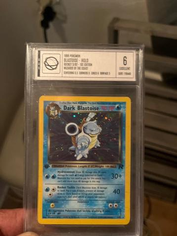 Dark Blastoise first edition holo team rocket 1999  beschikbaar voor biedingen