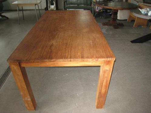 Teak houten eettafel, Huis en Inrichting, Tafelonderdelen, Gebruikt