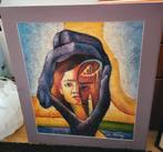 Schilderij van B.Long, Antiek en Kunst, Kunst | Schilderijen | Abstract, Ophalen