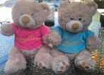 2 efteling teddyberen met blauw en roze shirt 32 cm groot, Ophalen, Zo goed als nieuw, Kleding