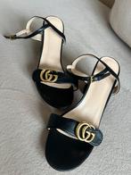 Gucci Sandalen - Maat 40, Ophalen of Verzenden, Zo goed als nieuw, Zwart, Sandalen of Muiltjes