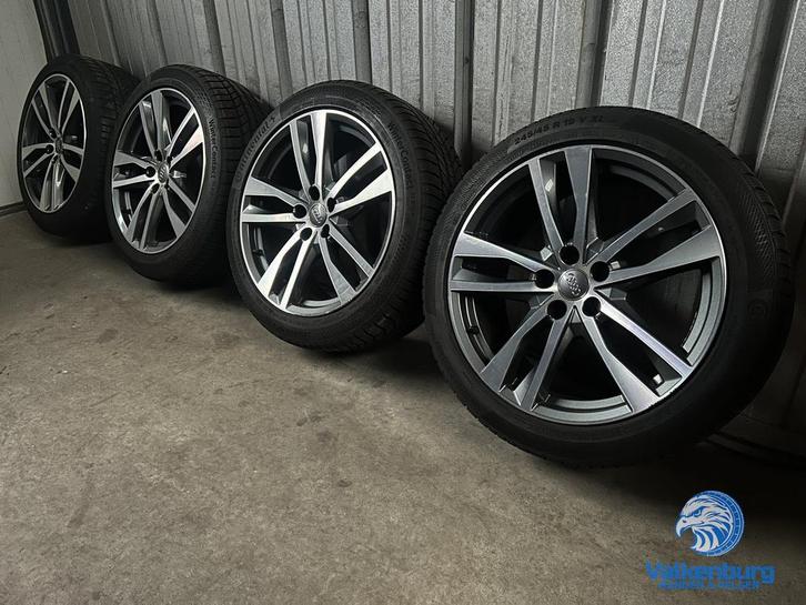 7-8mm! Originele Audi A3 83A 19 inch antraciete velgen 5x112, Auto-onderdelen, Banden en Velgen, Banden en Velgen, Winterbanden