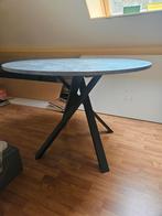 Ikea Mariedamm tafel - donkergrijs, Huis en Inrichting, Tafels | Eettafels, Ophalen, Gebruikt, Rond, Modern