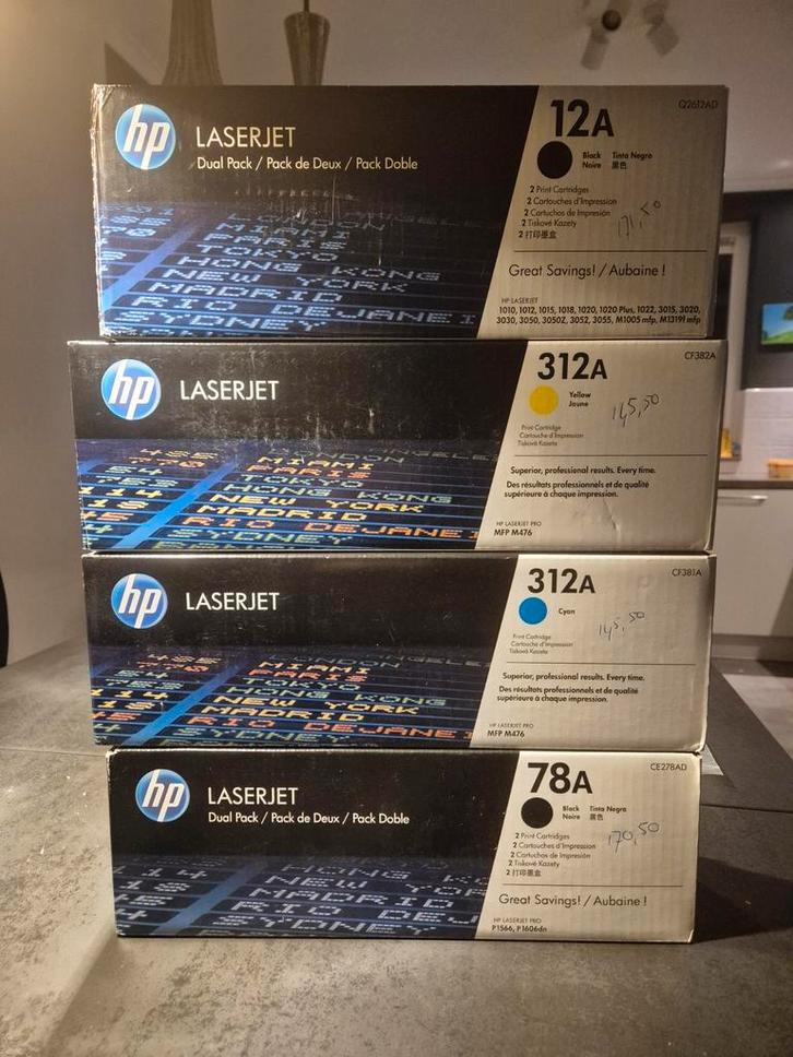 HP Laserjet Cartridges - Nieuw, Computers en Software, Printerbenodigdheden, Gebruikt, Toner, Ophalen of Verzenden