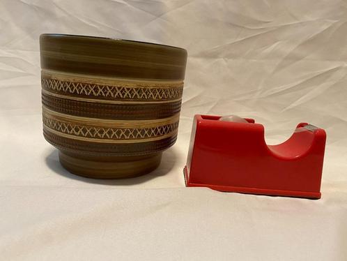 Retro Grote Germany bloempot 715/16, Tuin en Terras, Bloempotten, Gebruikt, Aardewerk, Binnen, Minder dan 40 cm, Minder dan 25 cm