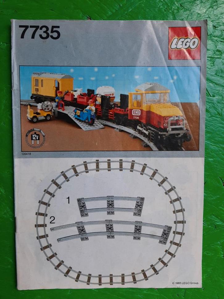 LEGO 12V trein 7735, Kinderen en Baby's, Speelgoed | Duplo en Lego, Gebruikt, Lego, Complete set, Ophalen of Verzenden