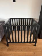 TWF box mat zwart + 2 box kleden beige, Kinderen en Baby's, Boxen, Ophalen, Gebruikt, In hoogte verstelbaar