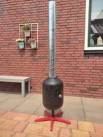 Tuinkachel 🔥 hout kachel tuinhaard  met pijp, Ophalen, Zo goed als nieuw