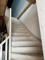 Steektrap met onderkwart trap hout, Doe-het-zelf en Verbouw, Ladders en Trappen, Ophalen of Verzenden, Gebruikt, Trap, 2 tot 4 meter