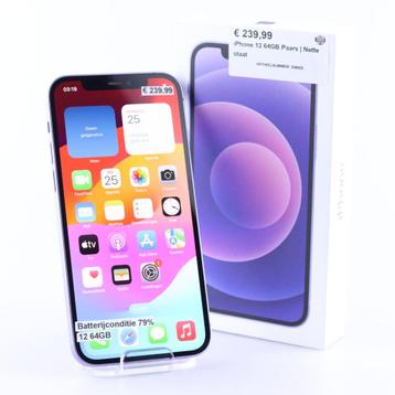 iPhone 12 64GB Paars | Nette staat beschikbaar voor biedingen