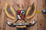 Gouden Garuda Wanddecoratie uit Indonesië, Huis en Inrichting, Woonaccessoires | Wanddecoraties, Ophalen of Verzenden