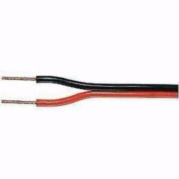 Rood/zwart luid speaker kabel 2 x 4 mm² [per meter] beschikbaar voor biedingen