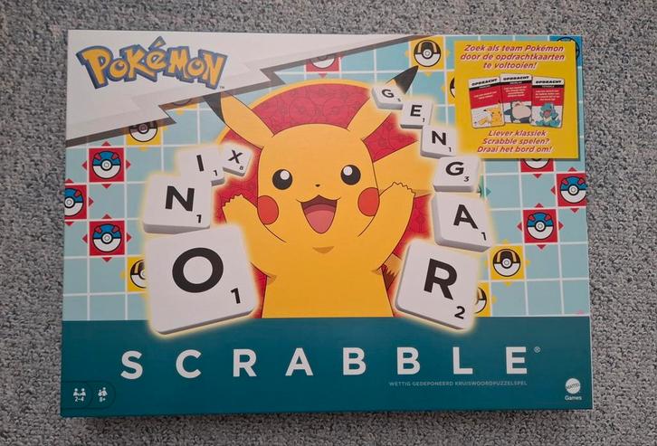Pokémon Scrabble - Mattel (NL, ongeopend), Hobby en Vrije tijd, Gezelschapsspellen | Bordspellen, Nieuw, Ophalen of Verzenden