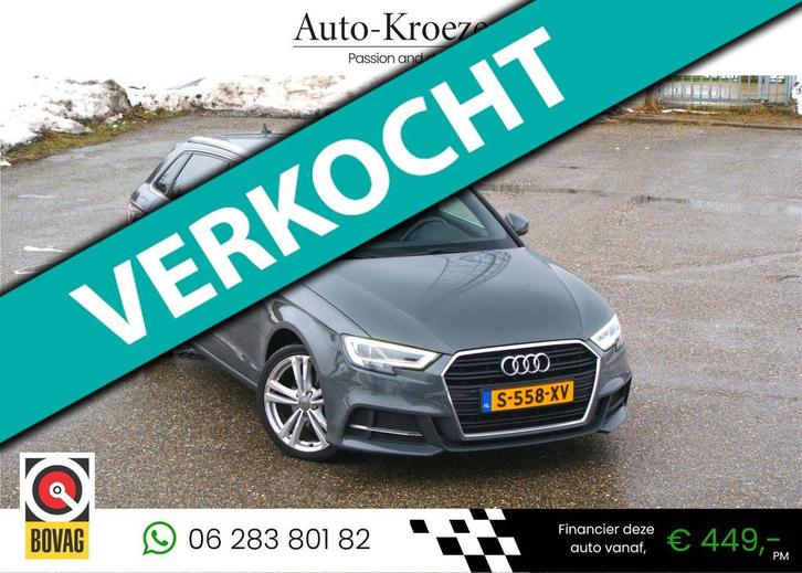 Audi A3 Sportback 35 TFSI 3 x S Line | Led | Virtual Display, Auto's, Audi, Bedrijf, Te koop, A3, ABS, Airbags, Airconditioning
