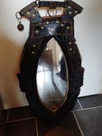 Antieke grote paarden harnas met spiegel, Ophalen of Verzenden, Minder dan 50 cm