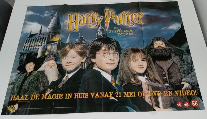 Harry Potter en de steen der wijzen : grote poster, Verzamelen, Harry Potter, Gebruikt, Boek of Poster, Ophalen