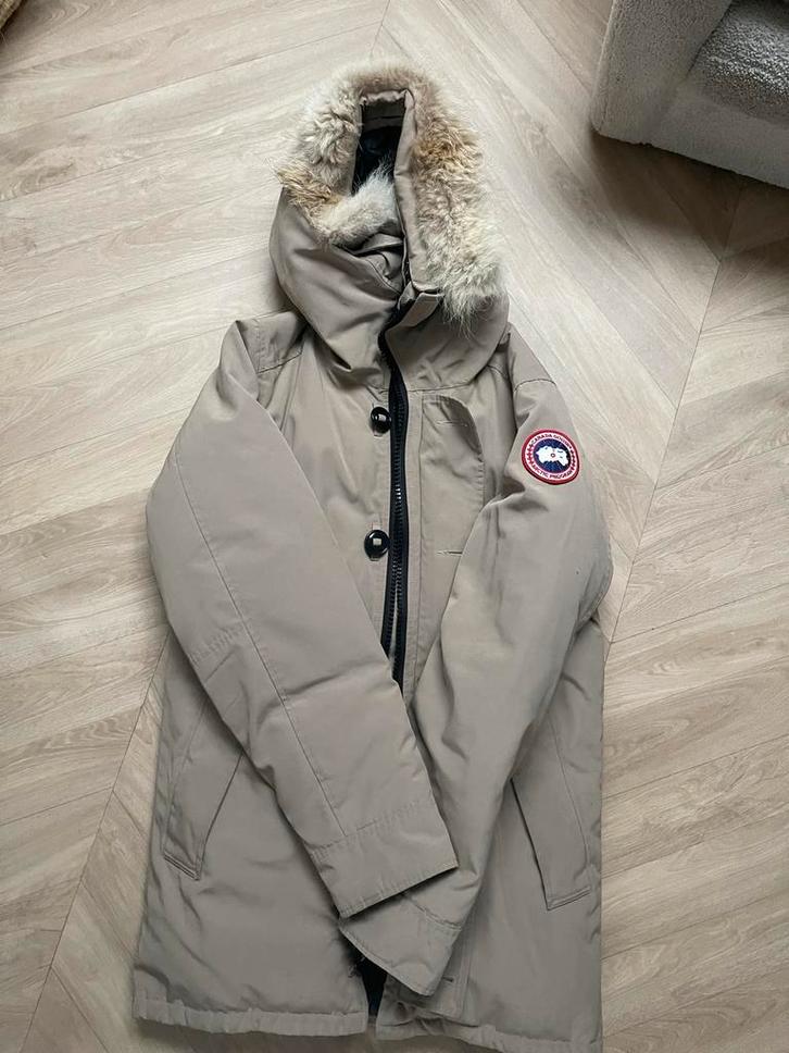 Canada Goose Jas - Zo goed als nieuw, Kleding | Heren, Jassen | Zomer, Zo goed als nieuw, Maat 46 (S) of kleiner, Beige, Ophalen of Verzenden