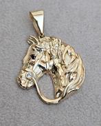 Mooie paardenkop 14k gouden ring, Overige voorstellingen, Nieuw, Ophalen of Verzenden, Goud