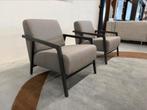 2 Showmodel Harvink Splinter fauteuils stof Design Stoel, Huis en Inrichting, Fauteuils, Harvink, Nieuw, 75 tot 100 cm, Ophalen of Verzenden