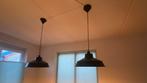 Dubbele hanglamp - Industrieel design, Huis en Inrichting, Lampen | Hanglampen, Ophalen, Zo goed als nieuw, Metaal, Minder dan 50 cm