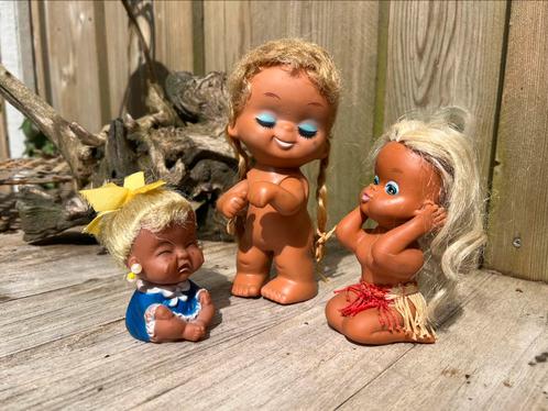 Vintage jaren 70 popjes hawaii retro, Antiek en Kunst, Antiek | Speelgoed, Ophalen
