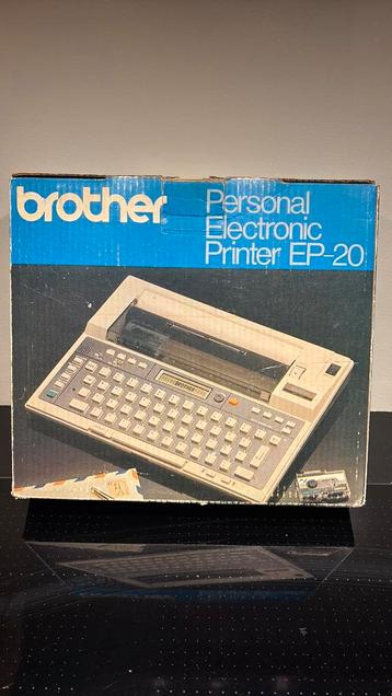 Vintage typemachine (1982) Brother EP-20 beschikbaar voor biedingen
