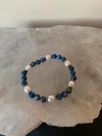 Lapis lazuli sandalwood beschermt aura straling geluk magie, Sieraden, Tassen en Uiterlijk, Armbanden, Met edelsteen, Blauw, Nieuw