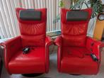 Frans Molenaar Prominent - Elektrische Relaxstoelen, Huis en Inrichting, Fauteuils, Ophalen, Gebruikt, 50 tot 75 cm, Leer