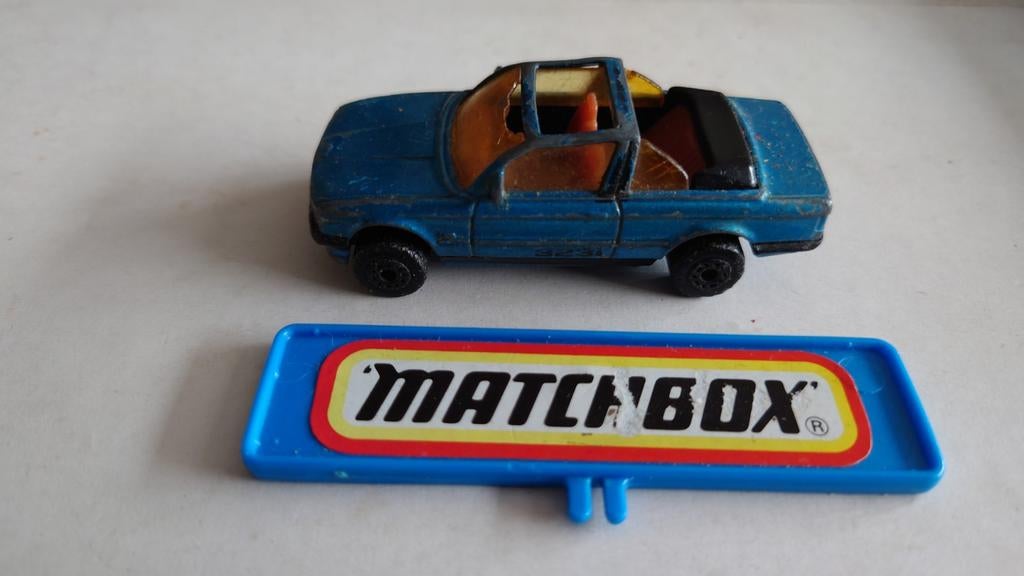 Matchbox BMW 323i Cabriolet - Vintage Speelgoedauto, Ophalen of Verzenden, Gebruikt, Auto, Matchbox