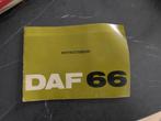 DAF 66 Instructieboek - Handleiding, Ophalen of Verzenden