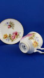 Royal Stafford kop en schotel, roze bloemen (2) 6A2, Huis en Inrichting, Keuken | Servies, Tweedehands verkoop, Tweedehands verkoop