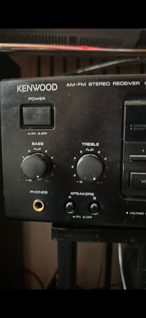 Kenwood Stereo Receiver - Klassieke Audio, Ophalen of Verzenden, Gebruikt, Stereo, 60 tot 120 watt