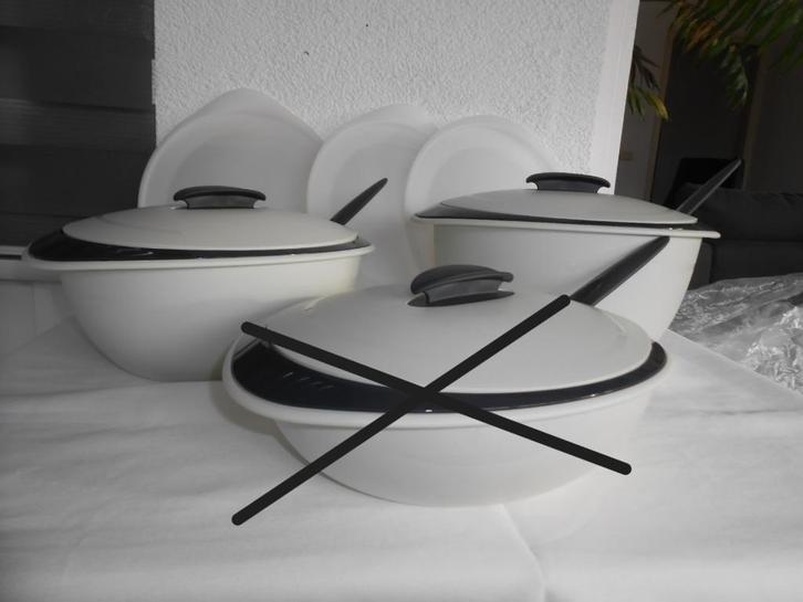 Tupperware Iso Thermo Duo 3,5L-4,3L Wit-zwart NIEUW, Huis en Inrichting, Keuken | Tupperware, Nieuw, Overige typen, Wit, Ophalen of Verzenden