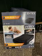 Hoog Luchtbed - Intex Dura-Beam Plus, Ophalen, Overige materialen, Zwart, Tweepersoons