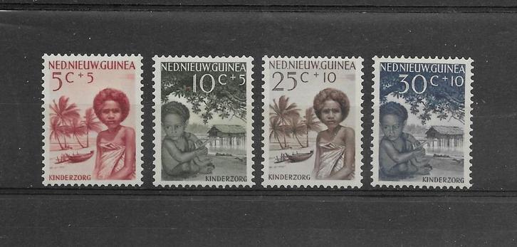 Nieuw Guinea 1957, NVPH 45 t/m 48, Ongebruikt., Postzegels en Munten, Postzegels | Nederlands-Indië en Nieuw-Guinea, Postfris