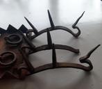 Antieke ijzeren Kangal wolvenhalsband wolf wolven, Ophalen of Verzenden