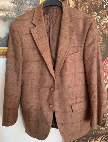 Scabal colbert/ jasje Bruin 95%Wol/ 5% Kasjmier Mt 48 beschikbaar voor biedingen