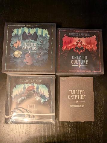 Twisted Cryptids Kickstarter + Uitbreidingen beschikbaar voor biedingen