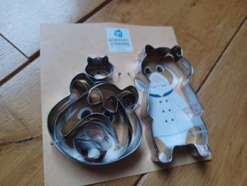 AH hamster set van 3 bakvormpjes / koekuitstekers beschikbaar voor biedingen