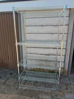 Mooie RVS stellingen te koop 2 stuks, Ophalen, Rvs, Rvs, Zo goed als nieuw