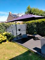 Stevige parasol, Tuin en Terras, Parasols, Ophalen, Gebruikt