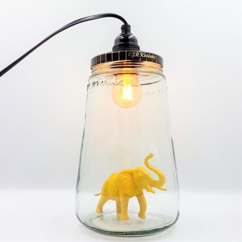 Junglelamp | Kesbekelamp met giraf of olifant of panter, Kinderen en Baby's, Kinderkamer | Inrichting en Decoratie, Nieuw, Lamp