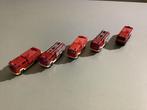 5 brandweer wagens, Hobby en Vrije tijd, Modeltreinen | N-Spoor, Ophalen of Verzenden, Zo goed als nieuw, Gelijkstroom of Wisselstroom