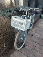 Mooie lichtblauwe Batavus damesfiets met krat, Ophalen, Zo goed als nieuw, Batavus, Versnellingen