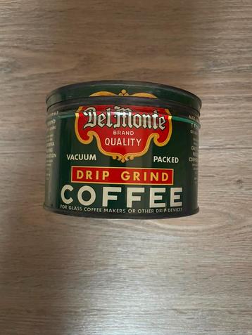 Oud blik Del Monte Coffee beschikbaar voor biedingen