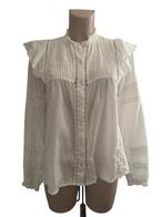 Berenice blouse S, Kleding | Dames, Wit, Ophalen of Verzenden, Zo goed als nieuw, Maat 36 (S)