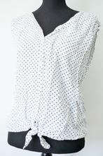 BELLA RAGAZZA Geweldige Witte Blouse Zwarte Stippen M, Maat 38/40 (M), Bella Ragazza, Wit, Zo goed als nieuw